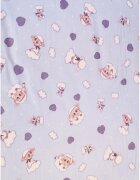 DESEDA Set de 2 cearsafuri pt pat de 120x60 cm din finet cu elastic pe colturi