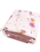 DESEDA Set de aparatori pufoase h35 pat 140x70 cm DeLuxe Balerine
