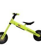 DHS Bicicleta copii fara pedale Balance B-Bike Green cadru pliabil varsta 2-4 ani roti din cauciuc