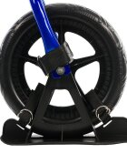 DHS Bicicleta fara pedale Ride-on albastru 12 inch ajustabila pe inaltime roti din spuma densa de la 3 ani