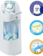 Diaper Champ Cos ermetic pentru scutece capacitate 30 scutece Regular Silver