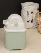Diaper Champ Cos ermetic scutece cu sac universal capacitate 30 scutece One Light Green