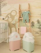 Diaper Champ Cos ermetic scutece cu sac universal capacitate 30 scutece One Light Green