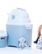 Diaper Champ Cos ermetic scutece cu sac universal capacitate 30 scutece One White