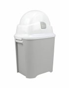 Diaper Champ Cos ermetic scutece cu sac universal One capacitate 30 scutece Hands Free Silver