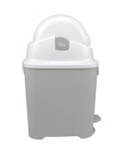 Diaper Champ Cos ermetic scutece cu sac universal One capacitate 30 scutece Hands Free Silver