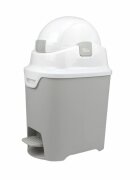 Diaper Champ Cos ermetic scutece cu sac universal One capacitate 30 scutece Hands Free Silver