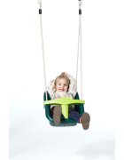 Dice Leagan cu bara in forma de T si sfoara impletita 9-36 luni Dark Green