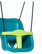 Dice Leagan cu bara in forma de T si sfoara impletita 9-36 luni TurquoiseLime