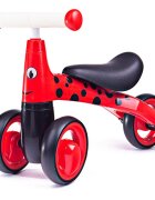 Didicar Ride-On pentru copii fara pedale Buburuza potrivita pentru copii incepand cu 12 luni si greutate maxima suportata 20 kg