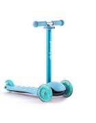 Didicar Trotineta premium cu 3 roti Didiscoot Bleu cu ghidon reglabil roti din silicon greutate admisa 50 kg