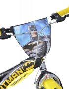 DINO BIKES Bicicleta copii Batman 14 inch varsta 4-5 ani inaltimea 95-115 cm frana de mana pe ambele roti scaun reglabil roti ajutatoare detasabile greutate maxima suportata 50 kg