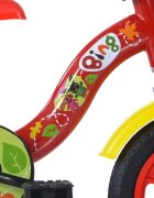 DINO BIKES Bicicleta copii Bing 10 inch roti ajutatoare de la 3 ani inaltimea recomandata 78-90 cm claxon pe ghidon roti din spuma EVA aripa fataspate