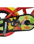 DINO BIKES Bicicleta copii Bing 12 inch varsta 3-5 ani inaltimea 87-110 cm cu roti ajutatoare anvelope spuma EVA pinion spate fix frana de mana pe roata din fata