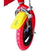 DINO BIKES Bicicleta copii Bing 12 inch varsta 3-5 ani inaltimea 87-110 cm cu roti ajutatoare anvelope spuma EVA pinion spate fix frana de mana pe roata din fata