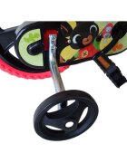 DINO BIKES Bicicleta copii Bing 12 inch varsta 3-5 ani inaltimea 87-110 cm cu roti ajutatoare anvelope spuma EVA pinion spate fix frana de mana pe roata din fata