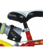 DINO BIKES Bicicleta copii Bing 14 inch varsta 4-7 ani inaltimea 95-115 cm frana de mana pe roata fataspate pinion spate fix roti ajutatoare detasabile suport cu sticla de apa