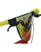 DINO BIKES Bicicleta copii Bing 14 inch varsta 4-7 ani inaltimea 95-115 cm frana de mana pe roata fataspate pinion spate fix roti ajutatoare detasabile suport cu sticla de apa