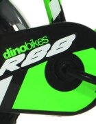 DINO BIKES Bicicleta copii MTB 414U diametru 14 inch varsta 4-7 ani inaltimea 95-115 cm roti ajutatoare frana de mana pe ambele roti