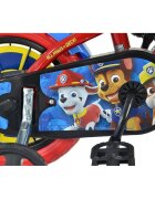 DINO BIKES Bicicleta copii Paw Patrol 14 inch varsta 4-7 ani inaltimea 95-115 cm frana de mana pe roata fataspate pinion spate fix roti ajutatoare detasabile