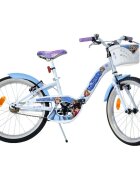 DINO BIKES Bicicleta copii Snow Queen 20 inch varsta 7-11 ani inaltimea 120-145 cm frana de mana pe ambele roti cos spatios de depozitare in fata cric avertizor luminos