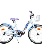DINO BIKES Bicicleta copii Snow Queen 20 inch varsta 7-11 ani inaltimea 120-145 cm frana de mana pe ambele roti cos spatios de depozitare in fata cric avertizor luminos