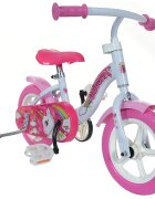 DINO BIKES Bicicleta copii Unicorn 10 inch de la 3 ani inaltimea 78-90 cm roti spuma EVA scaun ergonomic roti ajutatoare detasabile