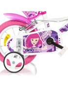 DINO BIKES Bicicleta pentru copii Fairy Alb 12 inch