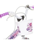 DINO BIKES Bicicleta pentru copii Fairy Alb 12 inch