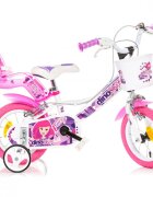 DINO BIKES Bicicleta pentru copii Fairy Alb 12 inch