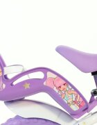 DINO BIKES Bicicleta pentru copii K-Pop 12 inch inaltime utilizator 87-110 cm sa si ghidon reglabile roti ajutatoare aparatoare lant cosulet pentru cumparaturi si scaunel pentru papusa greutate admisa 40 kg