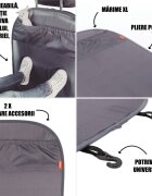 DIONO Husa protectie cu organiser spatar scaun Stuff N Scuff XL Gray