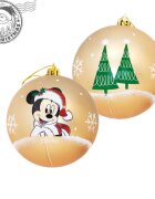 DISNEY Set 10 globuri brad Craciun Mickey Mouse aurii 6 cm