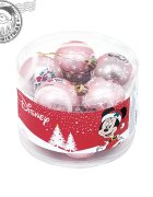 DISNEY Set 10 globuri brad Craciun Minnie Mouse roz 6 cm