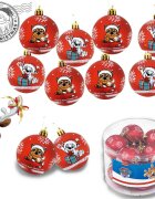 DISNEY Set 10 globuri brad Craciun Paw Patrol 6 cm