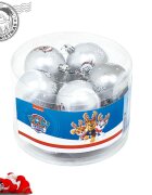 DISNEY Set 10 globuri brad Craciun Paw Patrol argintii
