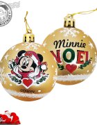 DISNEY Set 6 globuri aurii de Craciun Minnie Mouse