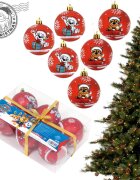 DISNEY Set 6 globuri brad Craciun Paw Patrol 8 cm