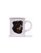DIVERSE Cana cu catel rasa Rottweiler in relief
