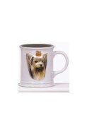 DIVERSE Cana cu catel Yorkie in relief