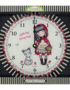 DIVERSE Ceas de perete Gorjuss Little Red Riding Hood
