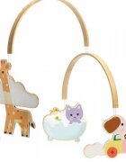 Djeco Carusel mobil lemn animalute