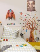 Djeco Decoratie pop-up Bufnita colorata