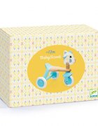 Djeco Tricicleta pentru copii din lemn fara pedale recomandata copiilor de la 12 luni inaltime ezut 24 cm