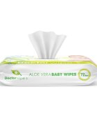 DOCTOR WIPES Servetele umede cu extract de Aloe Vera 72 bucati in cutie cu capac