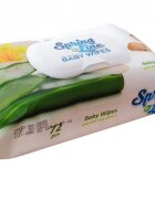 DOCTOR WIPES Servetele umede cu extract de Aloe Vera Spring Line Pop Up 72 bucati in cutie cu capac