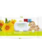 DOCTOR WIPES Servetele umede cu extract de Galbenele 72 bucati in cutie cu capac