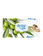 DOCTOR WIPES Servetele umede cu extract din ulei de masline Spring Line Pop Up 72 bucati in cutie cu capac