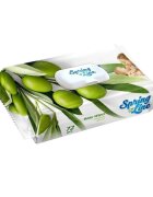 DOCTOR WIPES Servetele umede cu extract din ulei de masline Spring Line Pop Up 72 bucati in cutie cu capac