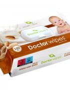 DOCTOR WIPES Servetele umede cu lapte de migdale Almond Milk 100 bucati in cutie cu capac